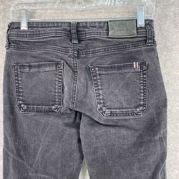 MNG Mango Denim Black Flare Leg Jeans Womens Size 4 W27 - Picture 5 of 7